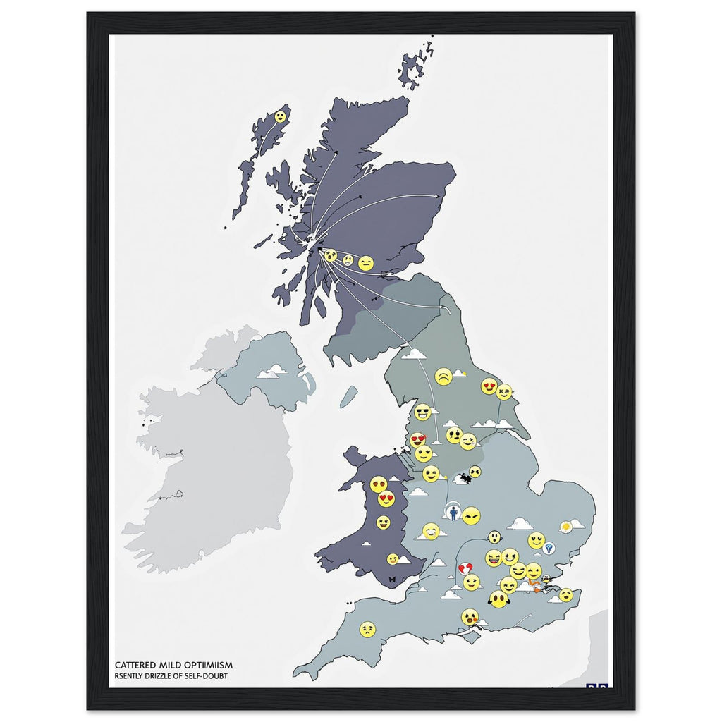 Weather Emotional Forecast — Framed Art Print | Wild Thread Co UK