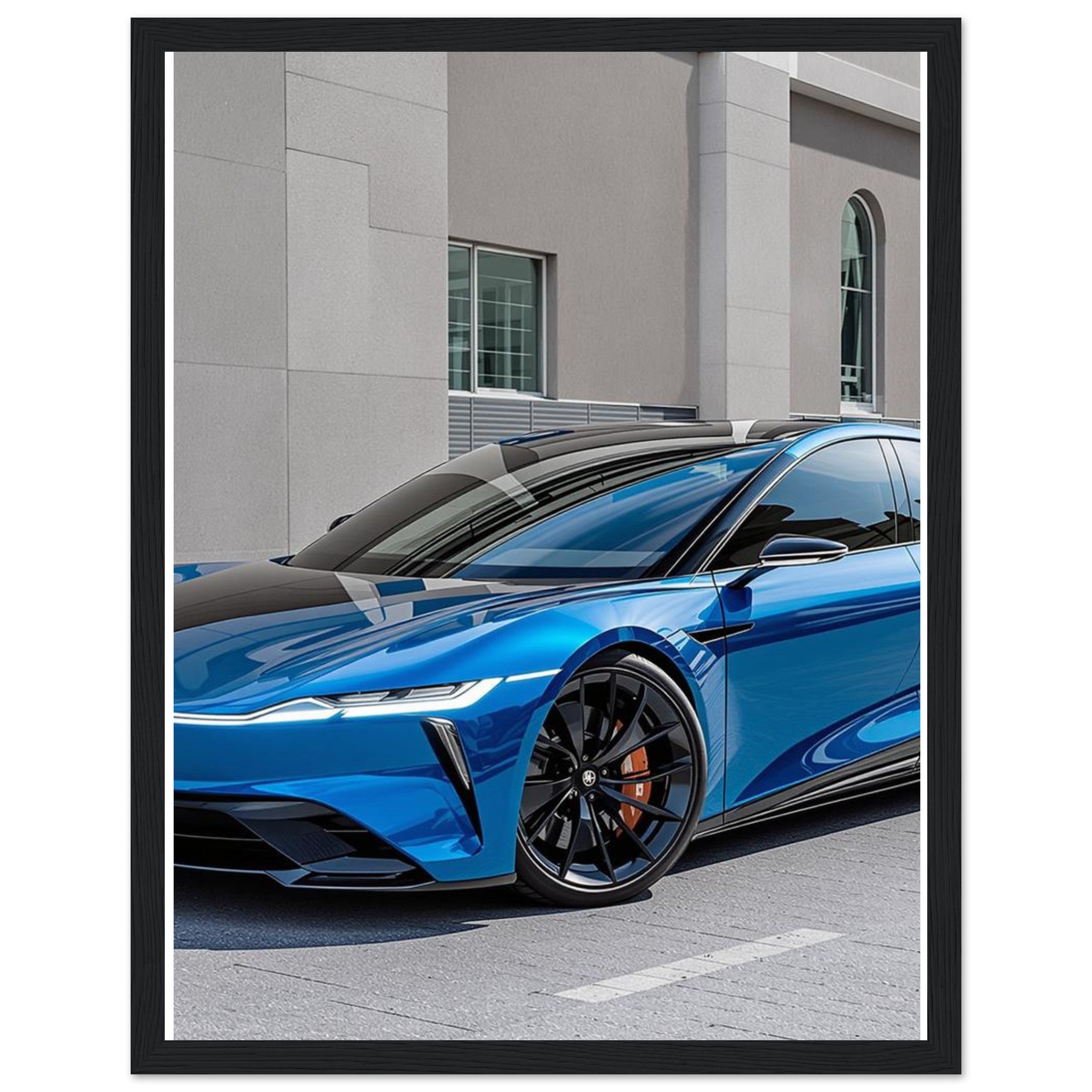 Lucid Air Sapphire — Framed Art Print | Wild Thread Co UK