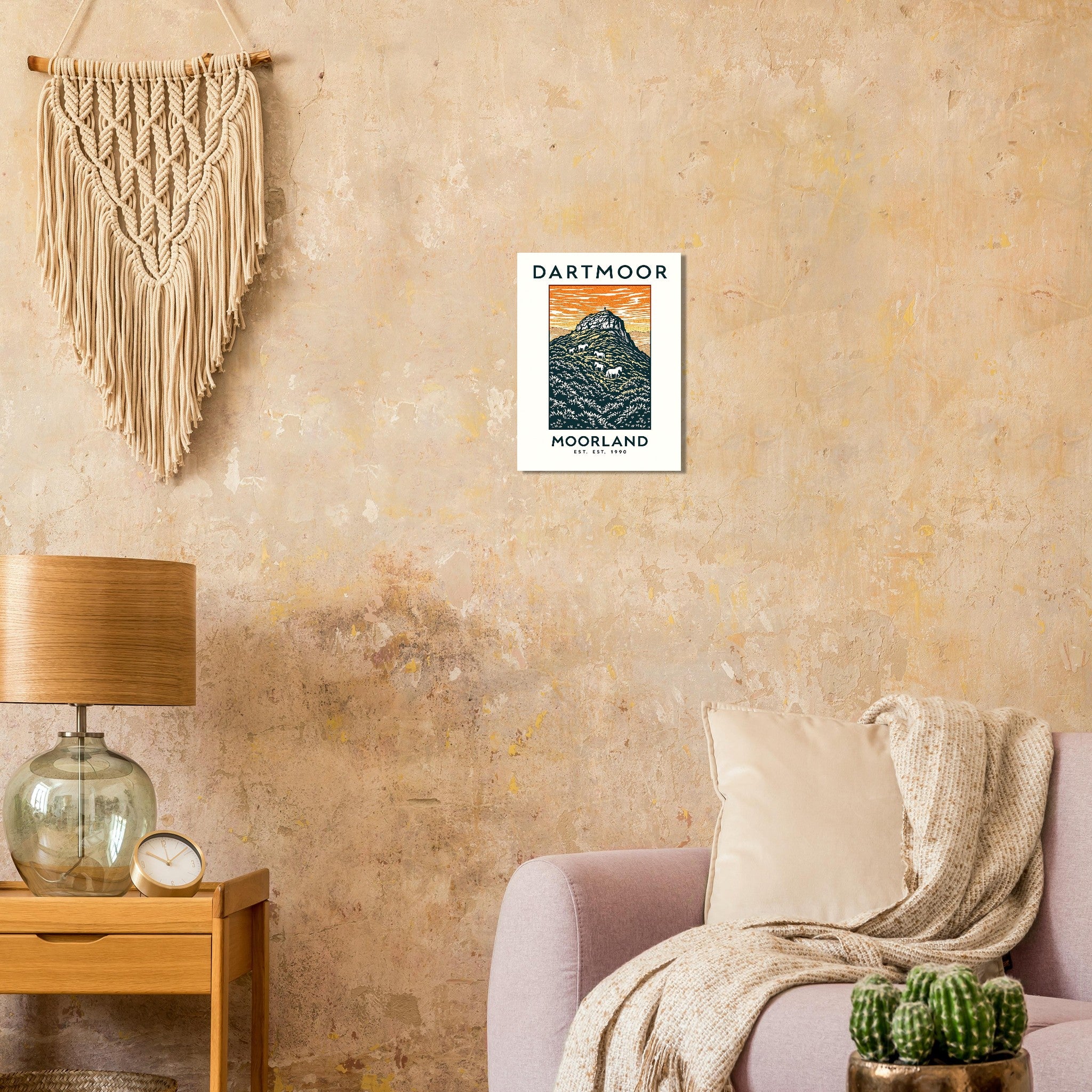 Dartmoor Vintage Travel Poster — Art Print | Wild Thread Co