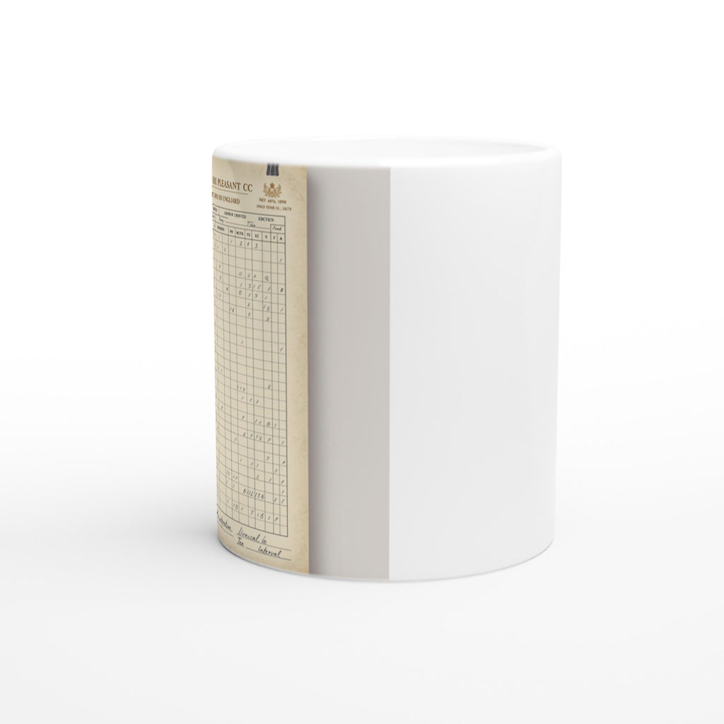 Retro Cricket English Summer Mug — detail view | Wild Thread Co