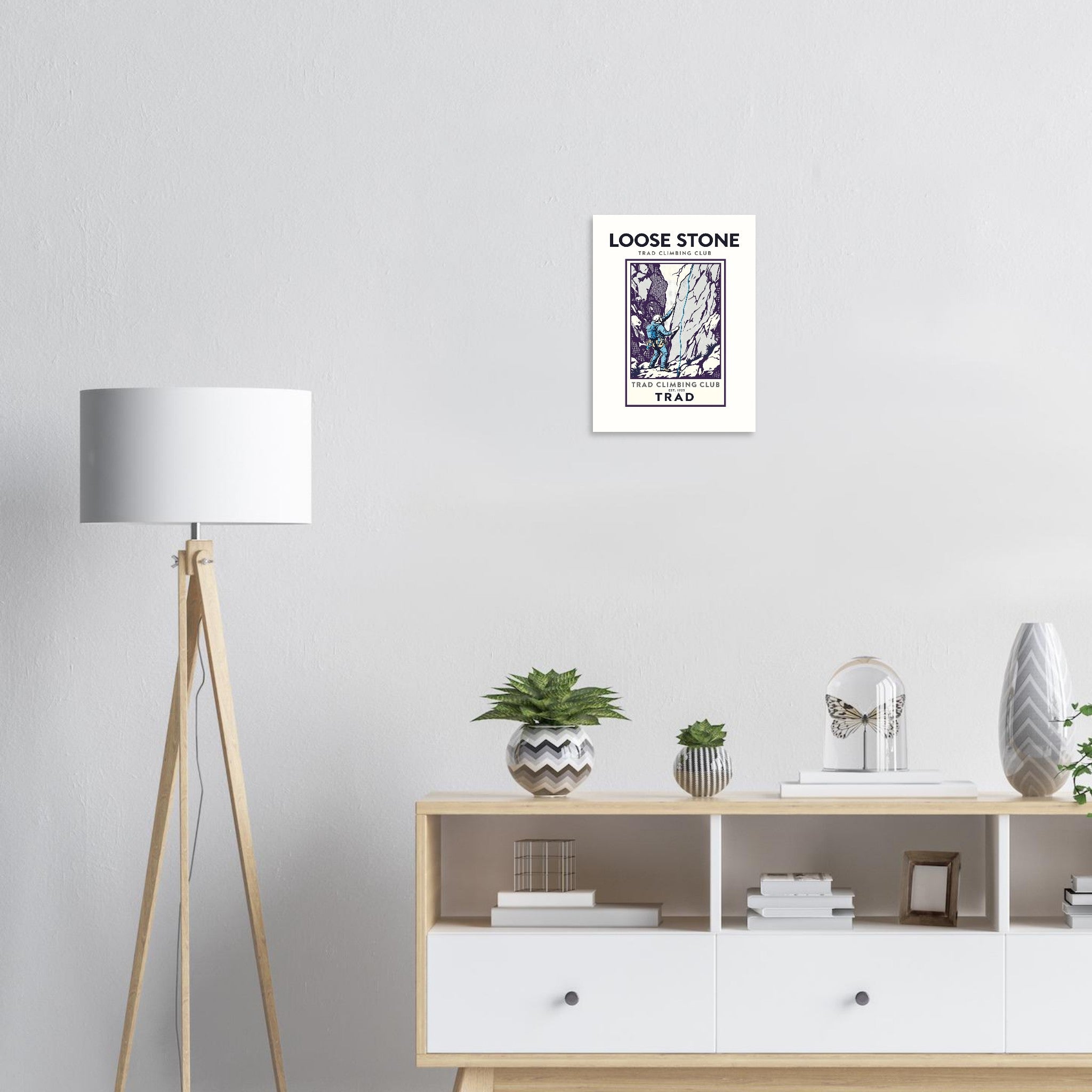 Loose Stone Vintage Travel Poster — Art Print | Wild Thread Co UK