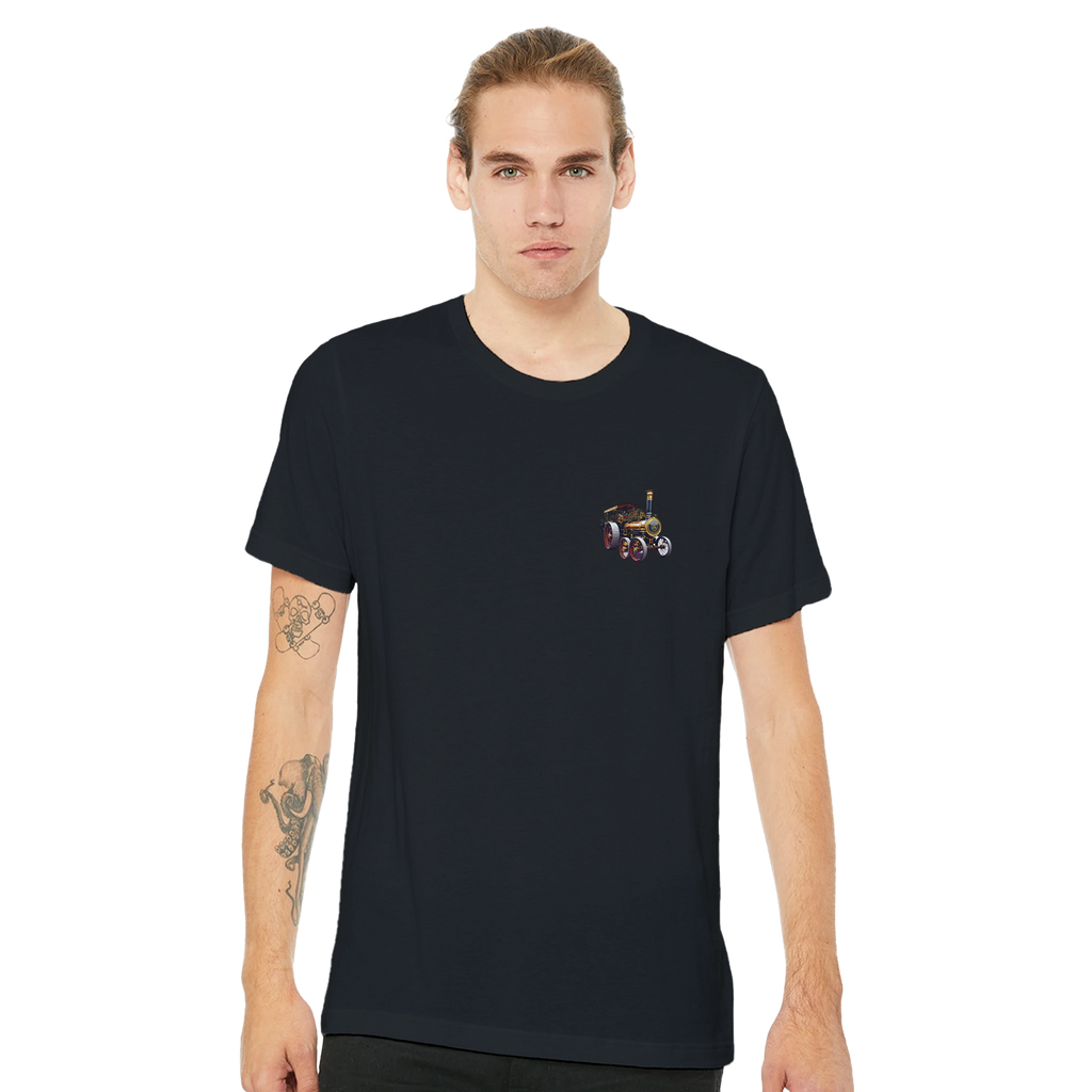 Steam Traction Engine Rally T-Shirt — detail view | Wild Thread Co