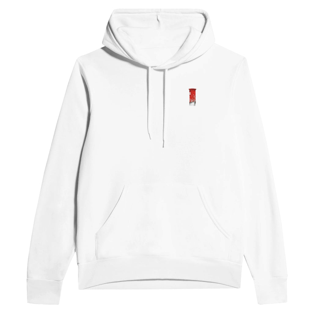 Red Postbox In The Rain — Hoodie | Wild Thread Co UK