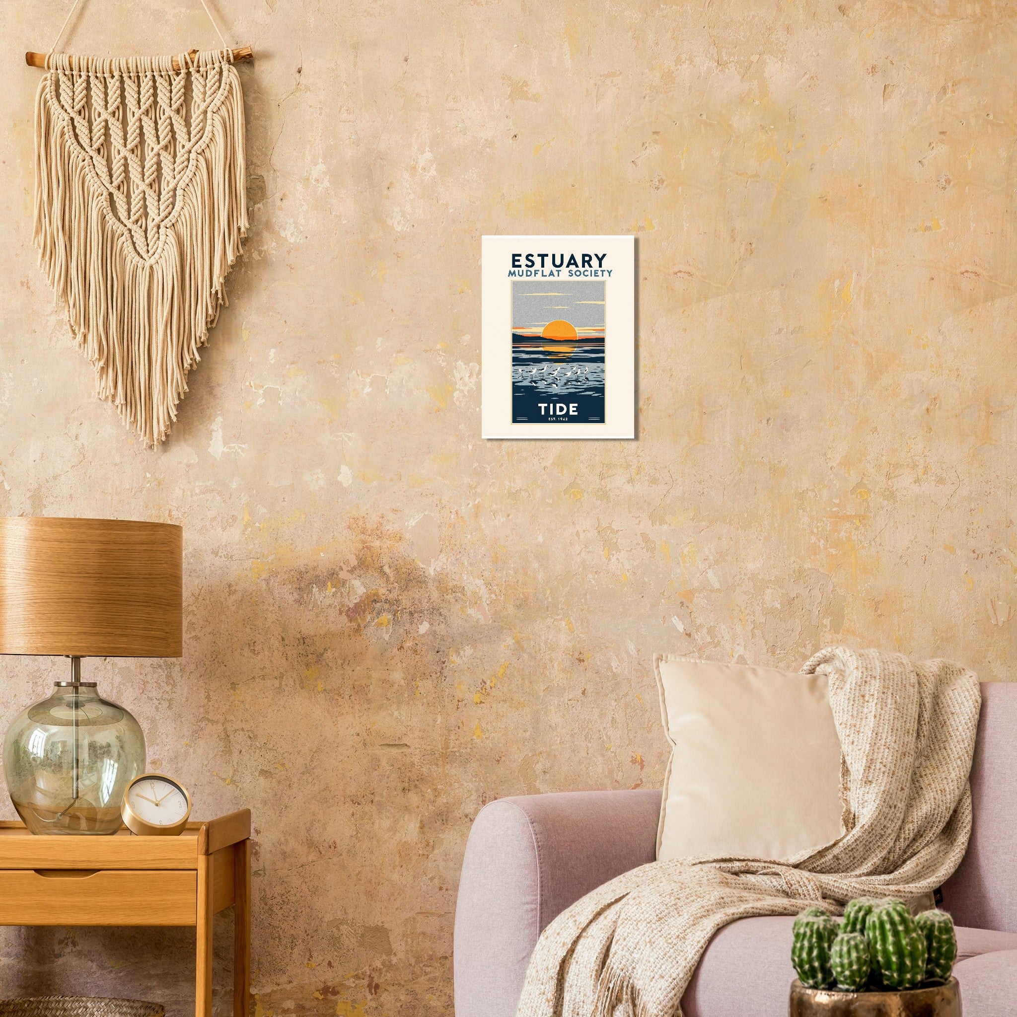 Estuary Vintage Travel Poster — Art Print | Wild Thread Co