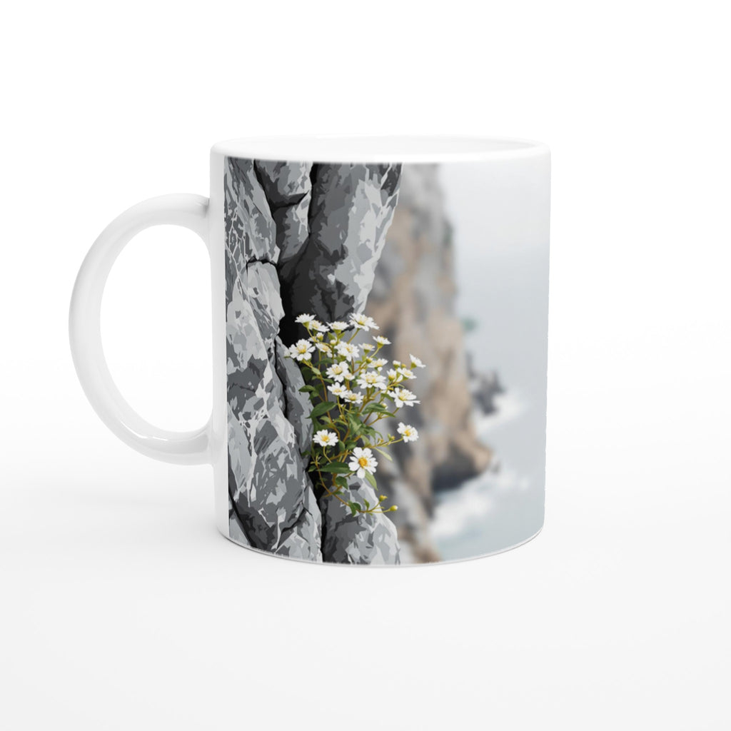 Sea Campion Cliff Crack Granite — Mug | Wild Thread Co UK