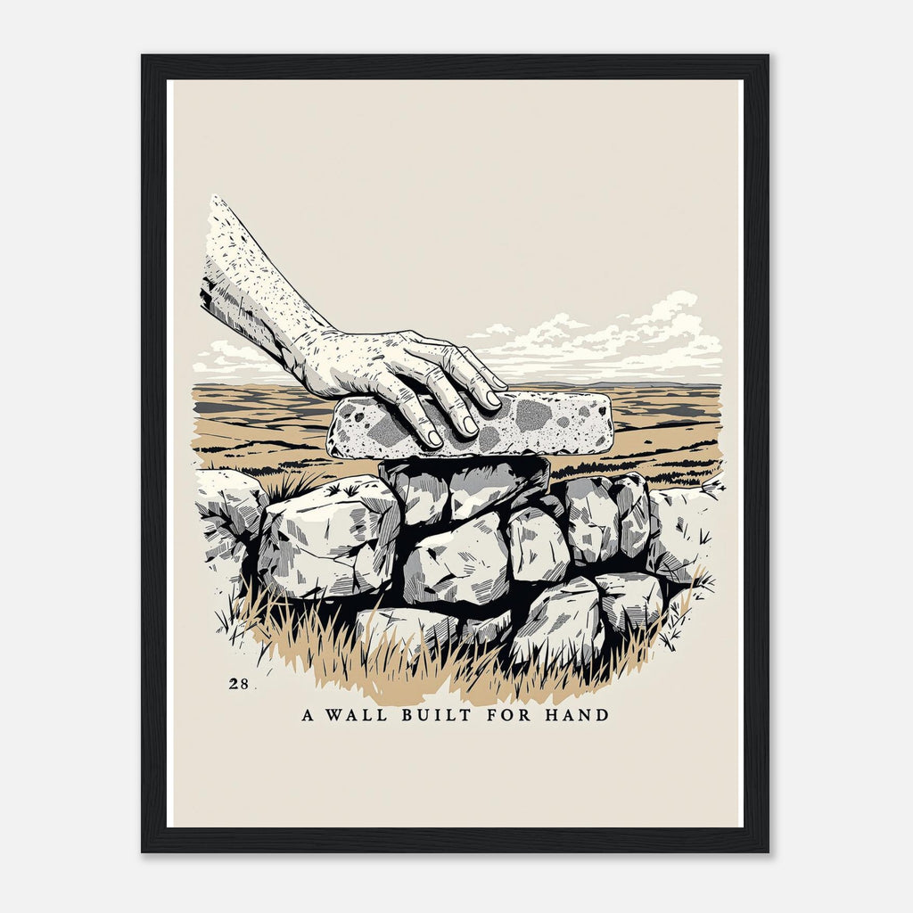 Dry Stone Walling Framed Print — Framed Art Print | Wild Thread Co