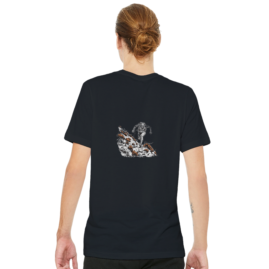 Trail Running Uphill T-Shirt — detail view | Wild Thread Co