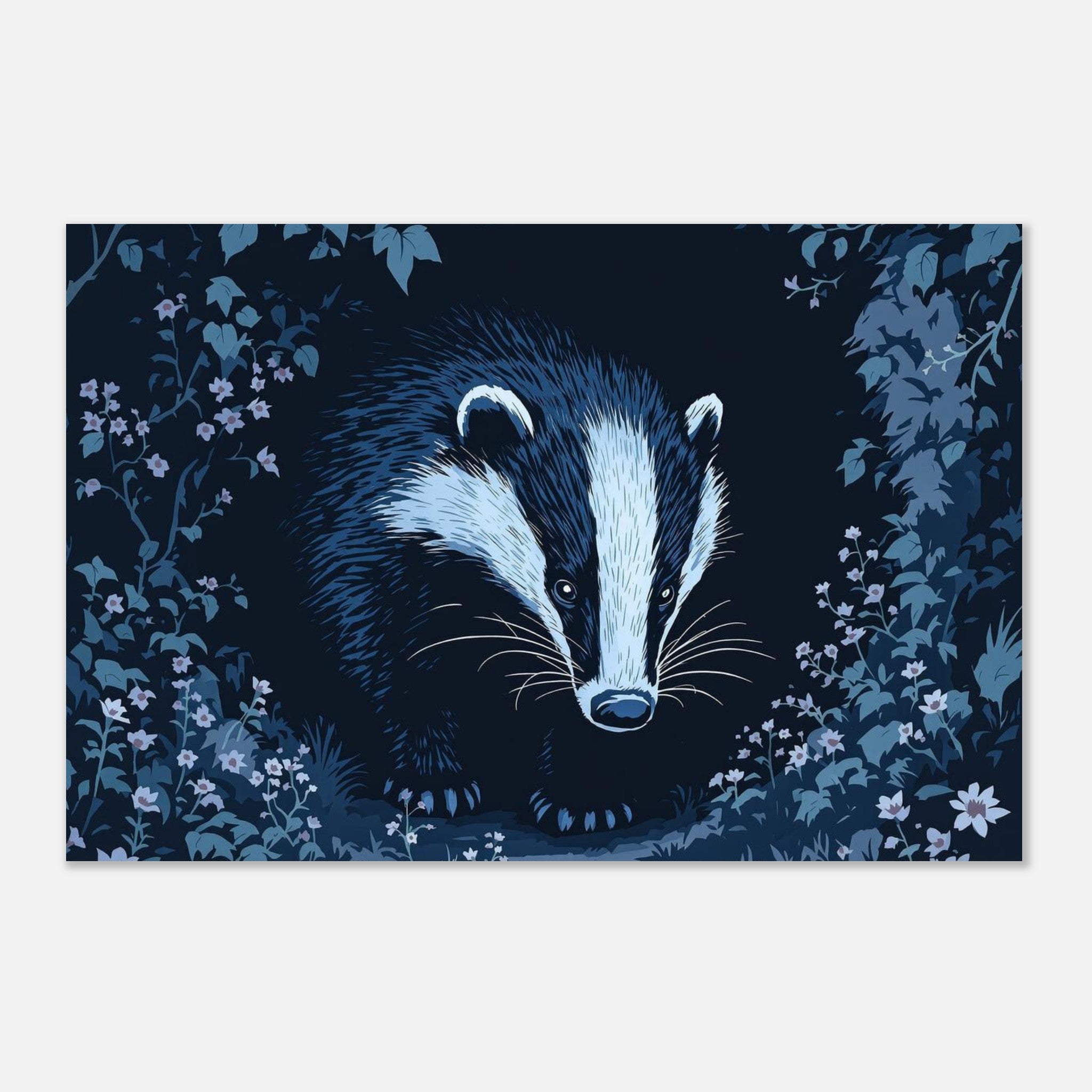 Badger At Dusk T-Shirt — Print Material | Wild Thread Co