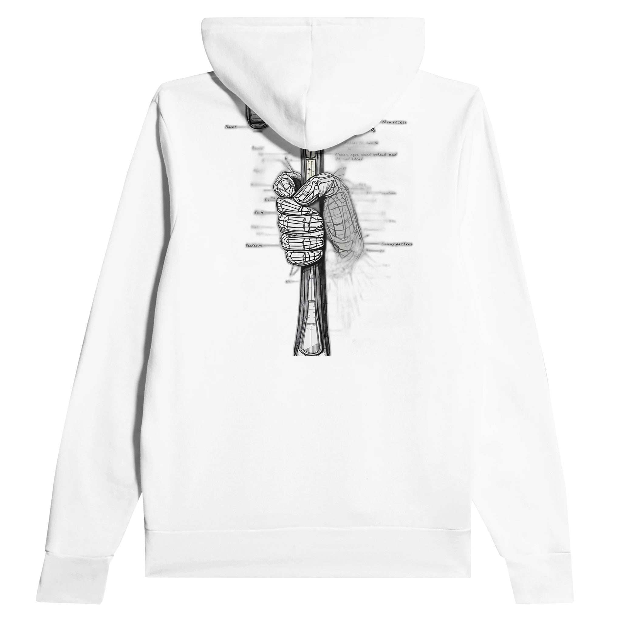 Tradesperson Built Not Bought Hoodie — detail view | Wild Thread Co