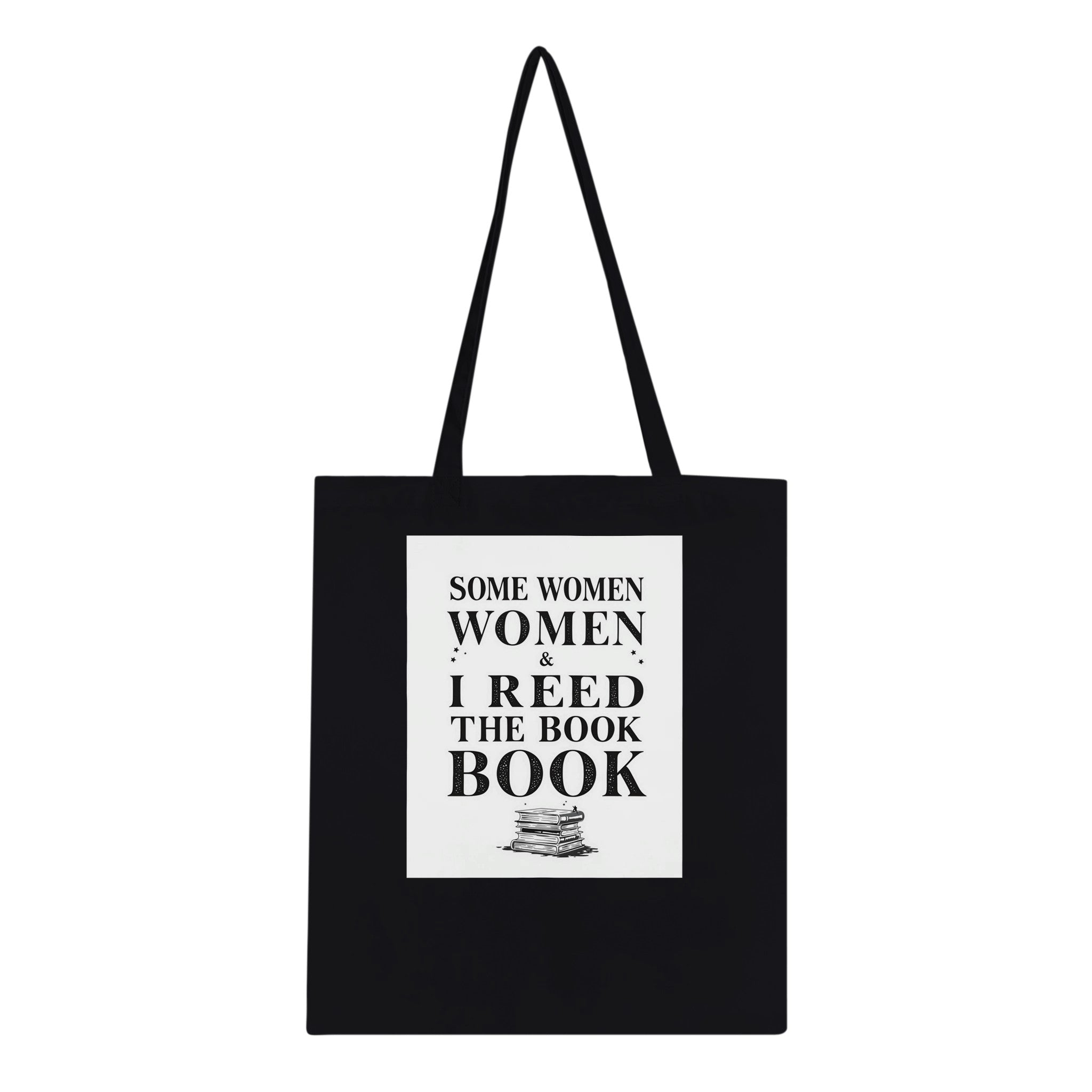 Dark Academia Library Tote Bag Cotton Shopper UK Tote Bag — detail view | Wild Thread Co