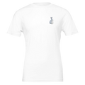 Mountain Hare White Winter Snow T-Shirt — detail view | Wild Thread Co