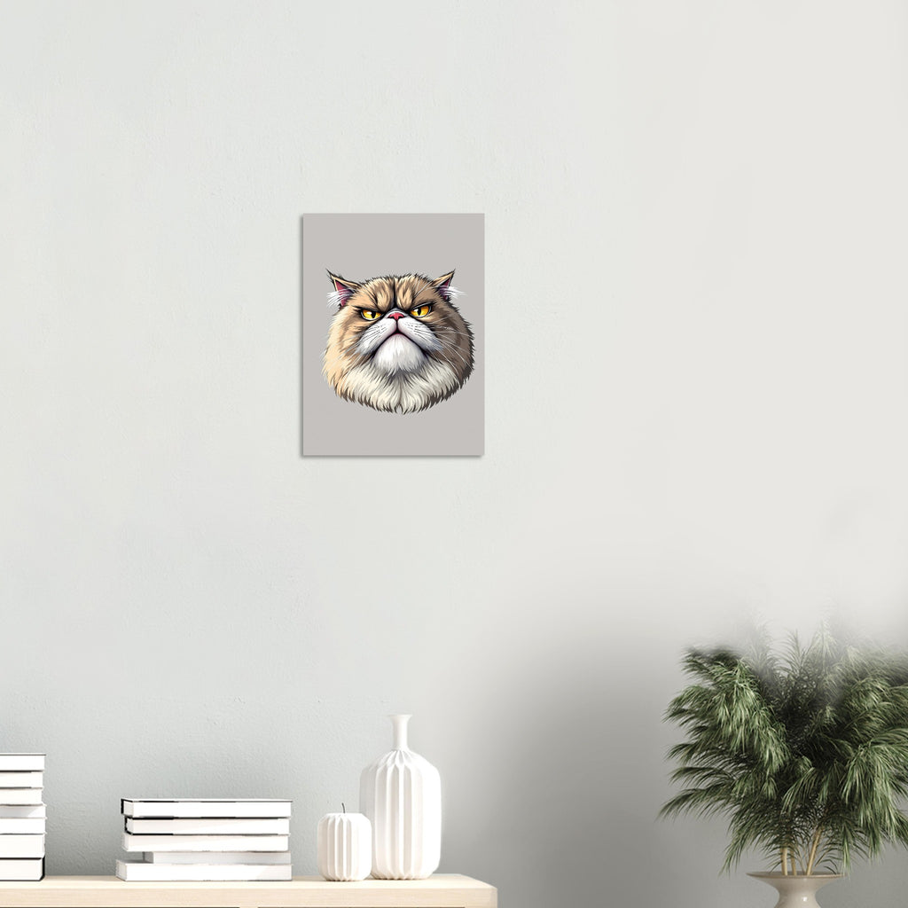 Grumpy Cat Face Art Print Art Print — detail view | Wild Thread Co