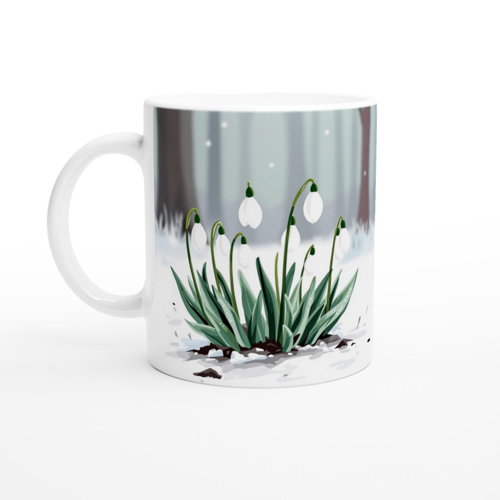 Snowdrop February First Flowers — Mug | Wild Thread Co UK