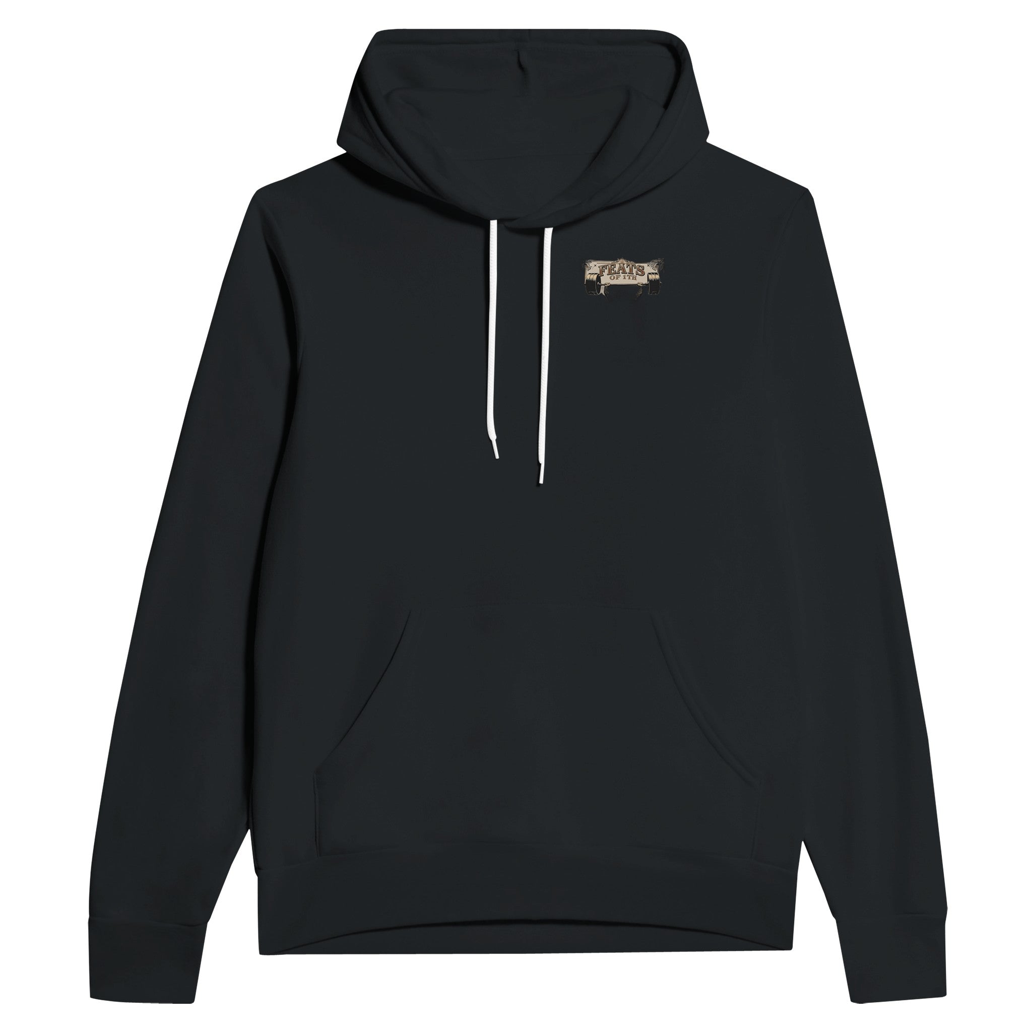 Victorian Circus Strongman Hoodie — detail view | Wild Thread Co