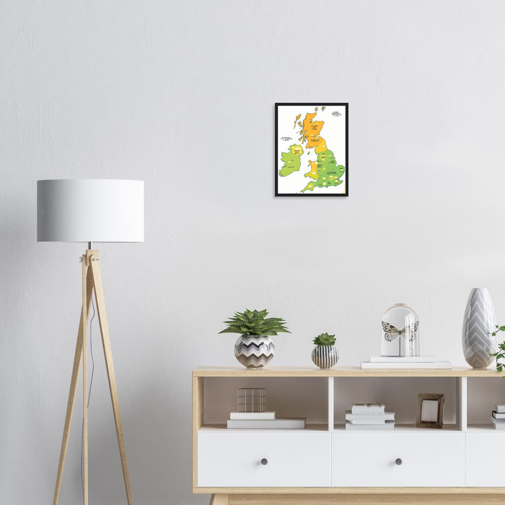 Gorpcore Weather Obsession Framed Art Print — detail view | Wild Thread Co