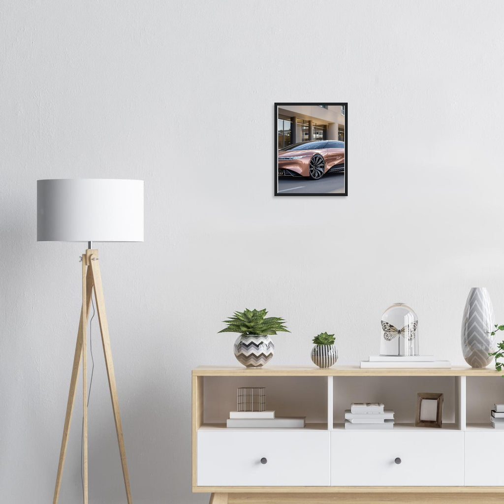 Mercedes Vision Eqxx Framed Art Print — detail view | Wild Thread Co