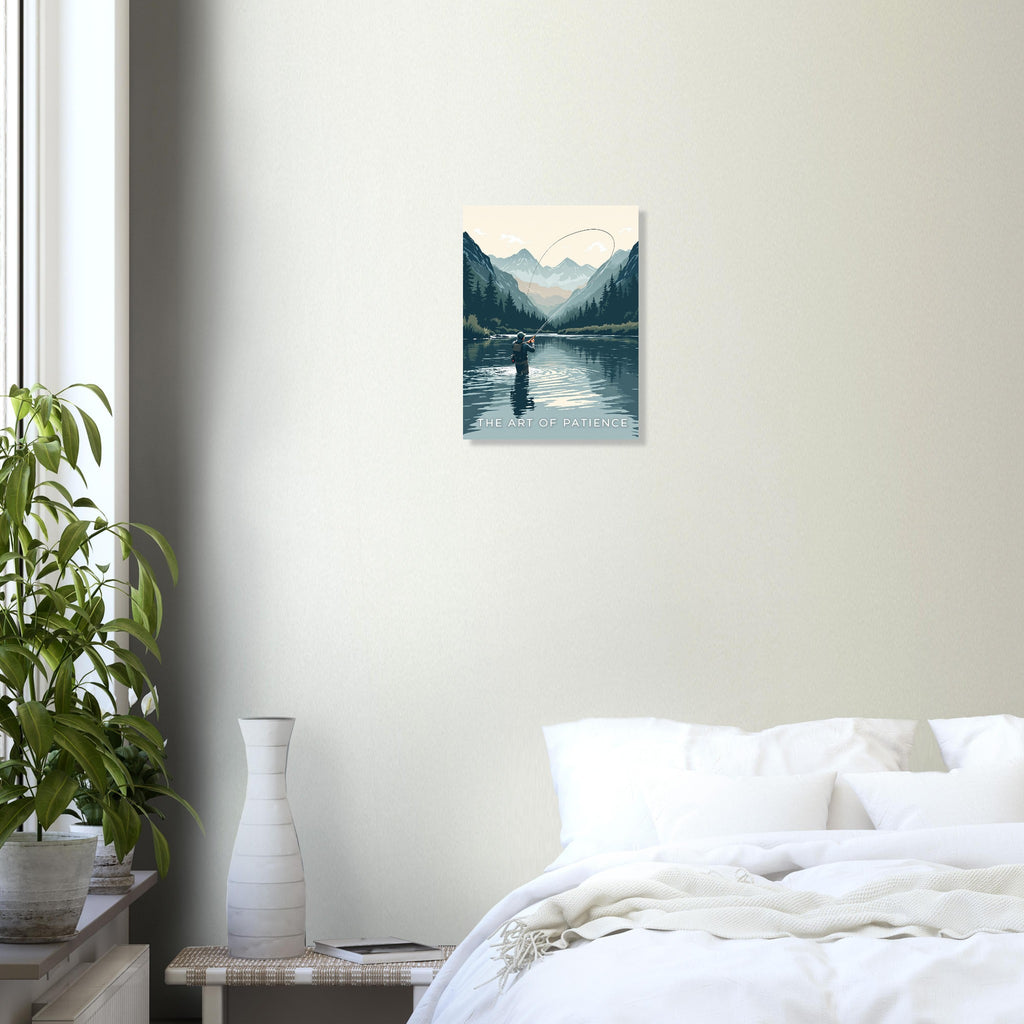 Salmon Fly Fishing Art Print Print Material — detail view | Wild Thread Co
