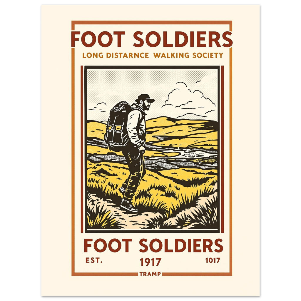 Foot Soldiers Vintage Travel Poster — Art Print | Wild Thread Co