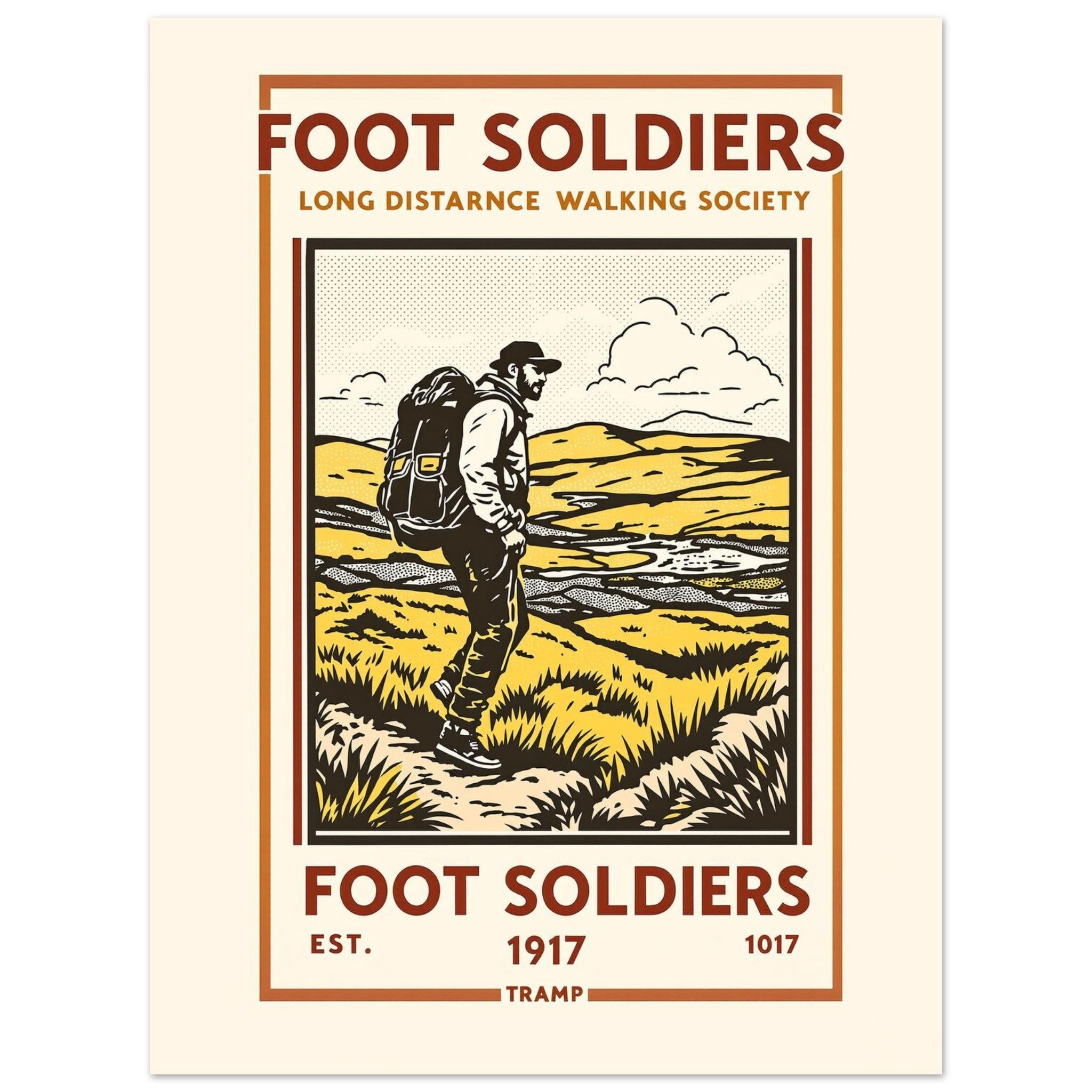Foot Soldiers Vintage Travel Poster — Art Print | Wild Thread Co