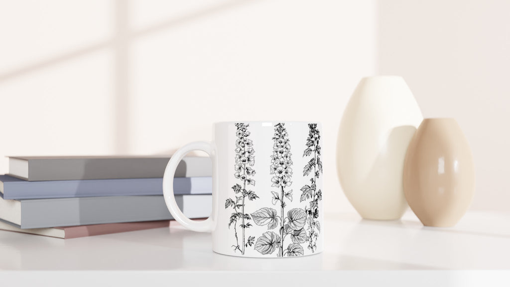 Victorian Poisonous Plants Mug — detail view | Wild Thread Co