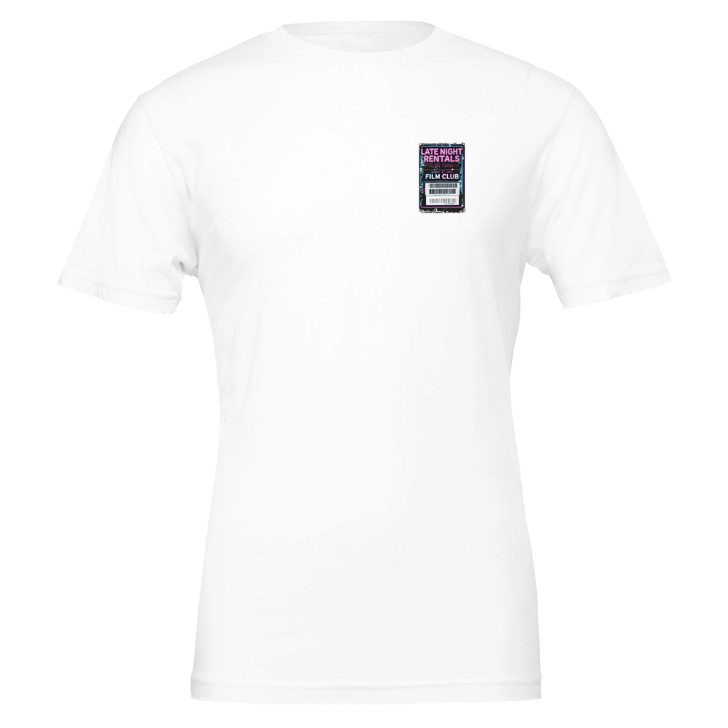 Video Shop Membership Card T-Shirt — detail view | Wild Thread Co