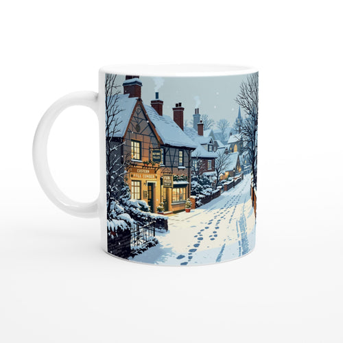 Cat Christmas Mug Coffee Tea Ceramic 11oz — Mug | Wild Thread Co