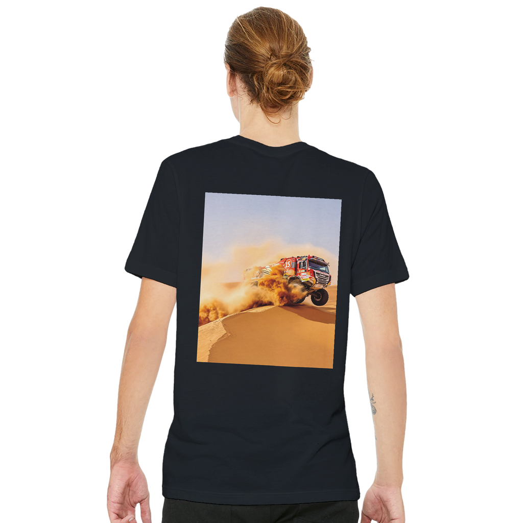 Dakar Rally Truck T-Shirt — detail view | Wild Thread Co