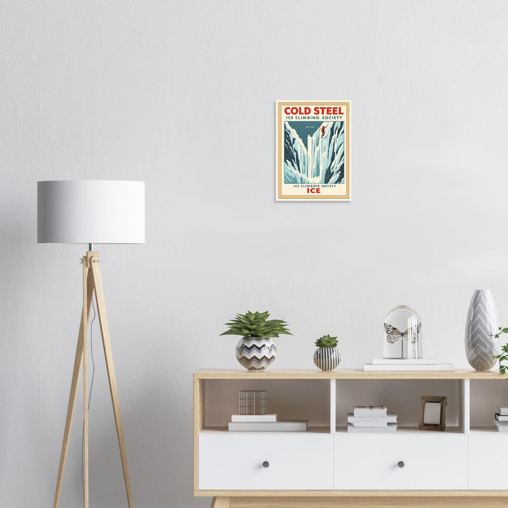 Cold Steel Vintage Travel Poster — Art Print | Wild Thread Co
