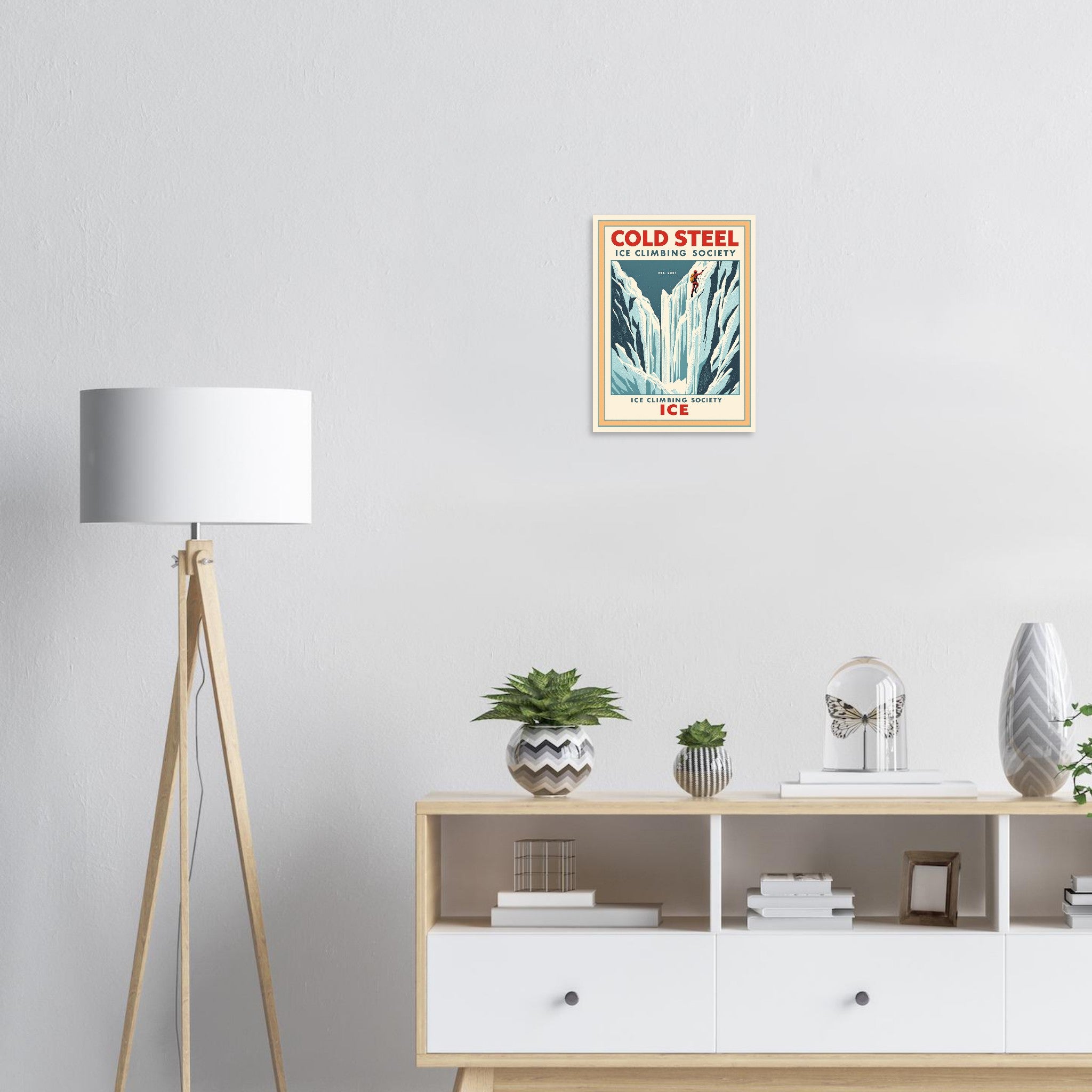 Cold Steel Vintage Travel Poster — Art Print | Wild Thread Co