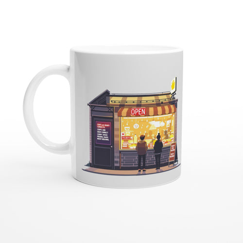 Chip Shop Night Neon — Mug | Wild Thread Co UK