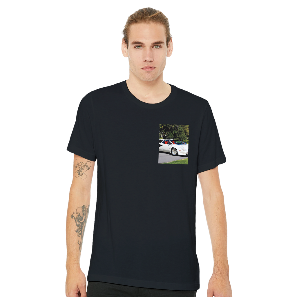 Lamborghini Countach T-Shirt — detail view | Wild Thread Co