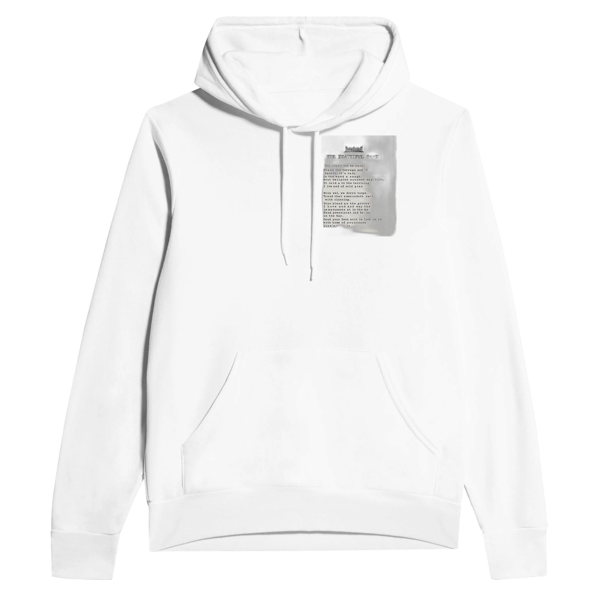 Retro Football Terrace Poetry — Hoodie | Wild Thread Co UK