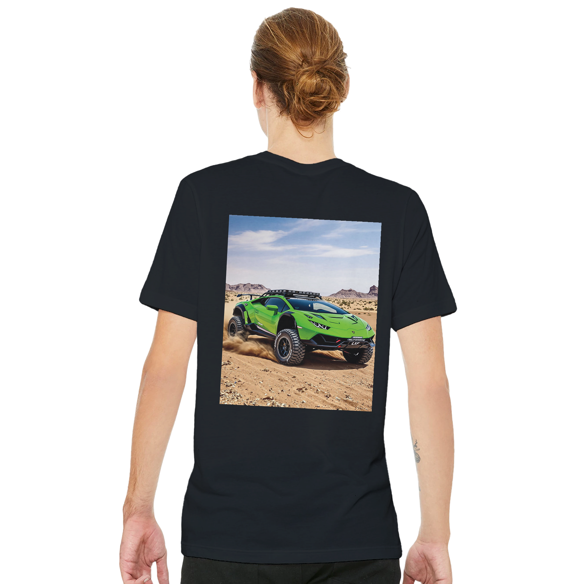 Lamborghini Huracan Sterrato T-Shirt — detail view | Wild Thread Co