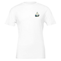 Tent Doorway Mountain Morning T-Shirt — detail view | Wild Thread Co
