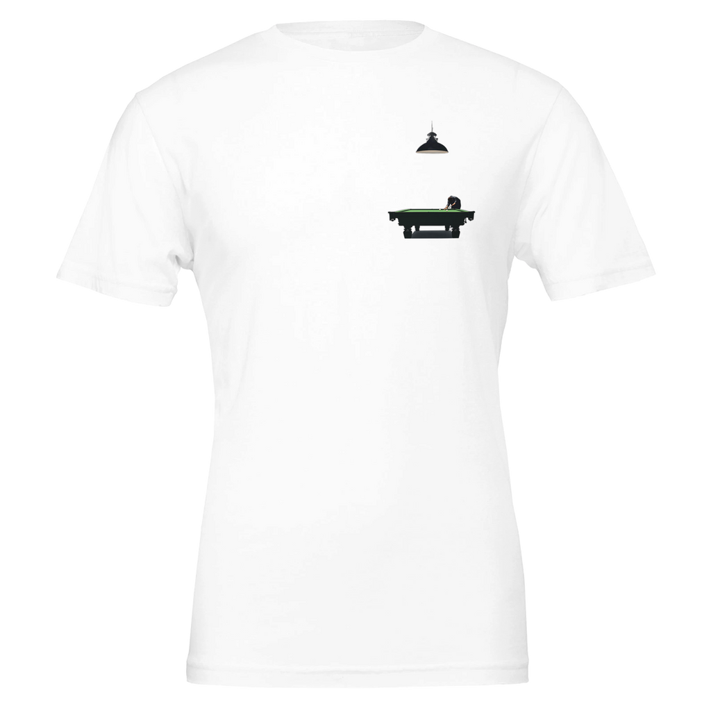 Retro Snooker Hustle T-Shirt — detail view | Wild Thread Co