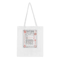 Teacher School Report Card Spoof Tote Bag Cotton Shopper UK — Tote Bag | Wild Thread Co UK