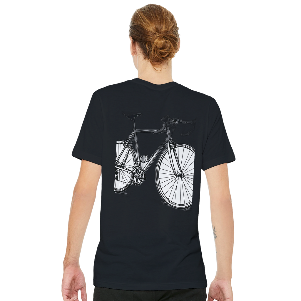 Retro Sports Cycling T-Shirt — detail view | Wild Thread Co