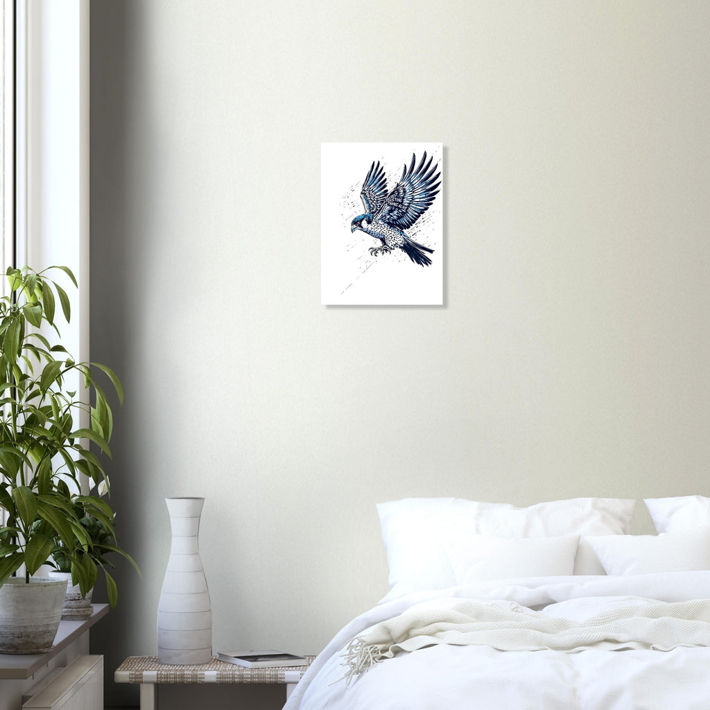 Peregrine Falcon Dive A1 Art Print Art Print — detail view | Wild Thread Co