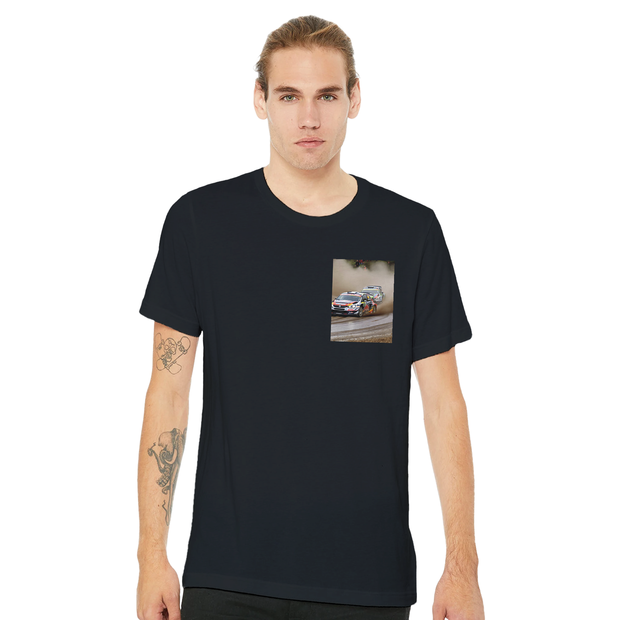 Rally Cross Mud T-Shirt — detail view | Wild Thread Co