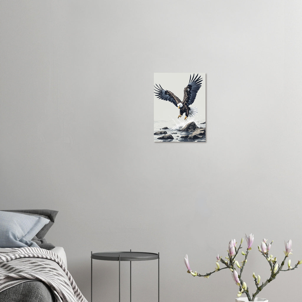 White-Tailed Eagle Scotland A1 Sea Eagle Gift Art UK Art Print Poster Wall Art U Art Print — detail view | Wild Thread Co