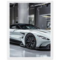Aston Martin Valhalla Framed Art Print — detail view | Wild Thread Co