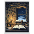 Bothy Interior Candlelight Art Framed Print Wall Art Ready to Hang UK UK Gift — Framed Art Print | Wild Thread Co