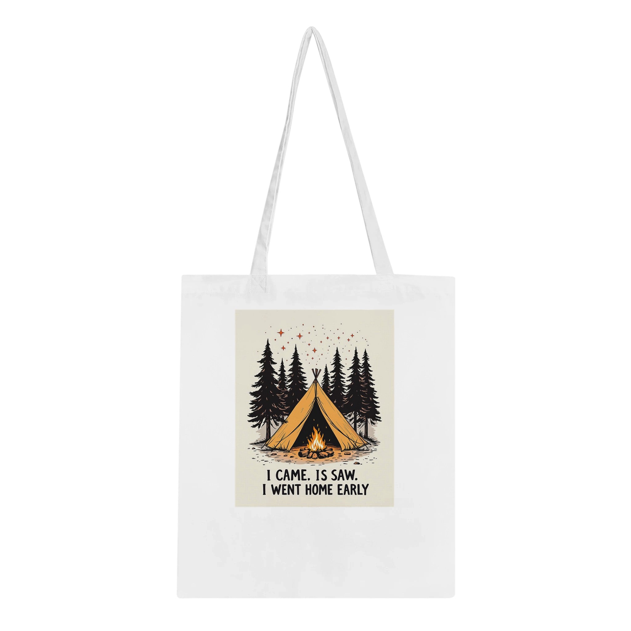 Gorpcore Camping Humour Tote Bag Cotton Shopper UK — Tote Bag | Wild Thread Co