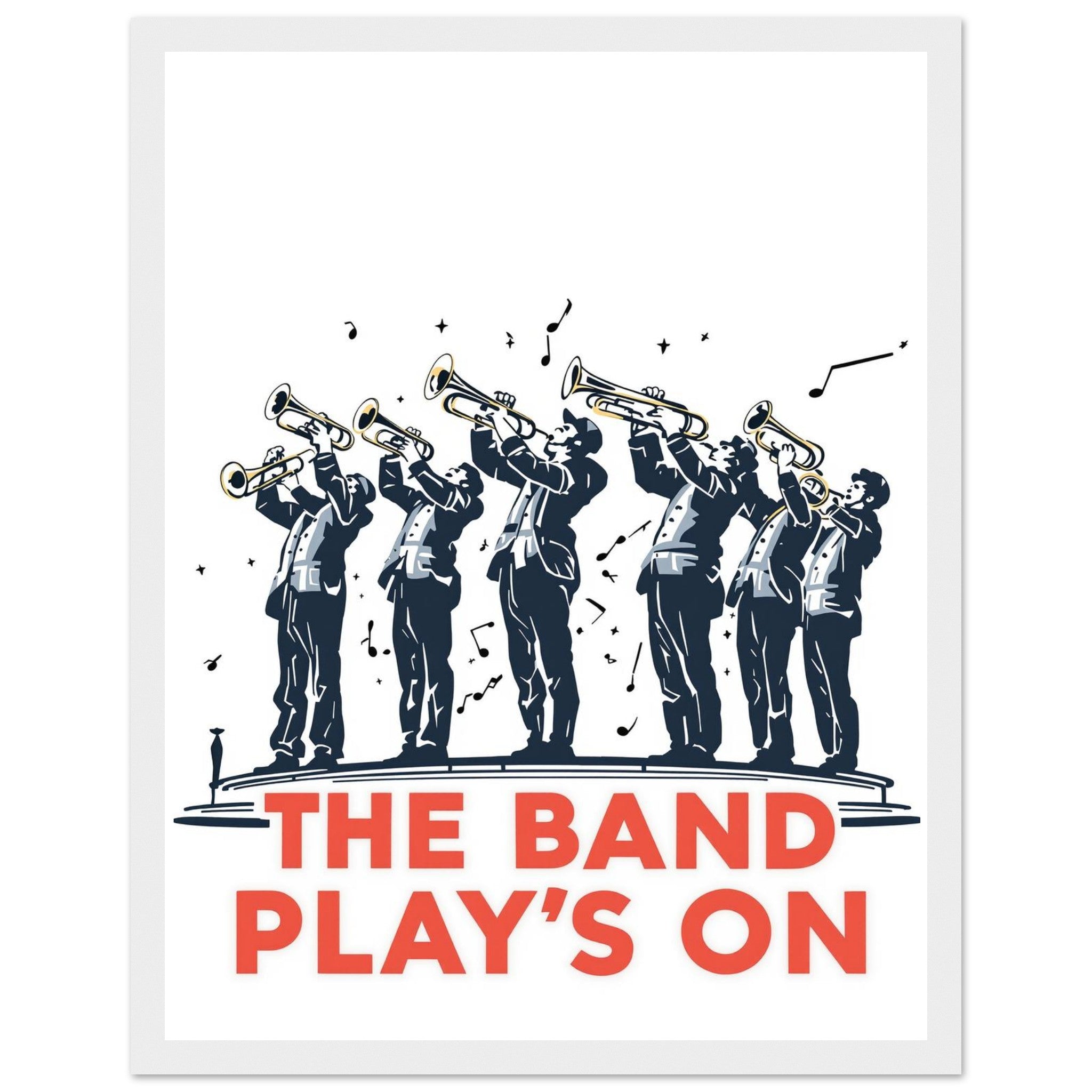 Northern Brass Band Bandstand Framed Print — Framed Art Print | Wild Thread Co