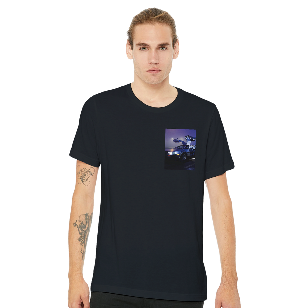 Delorean Dmc 12 T-Shirt — detail view | Wild Thread Co