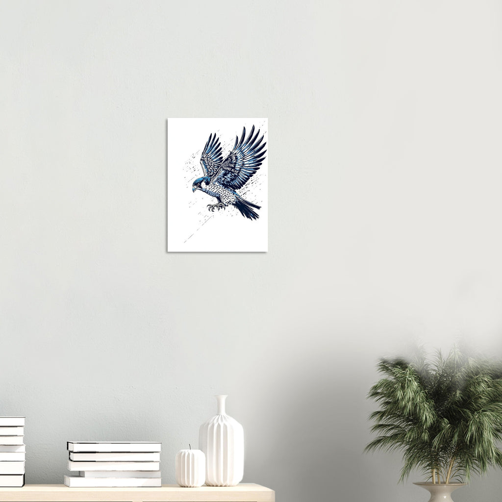 Peregrine Falcon Dive A1 Art Print Art Print — detail view | Wild Thread Co