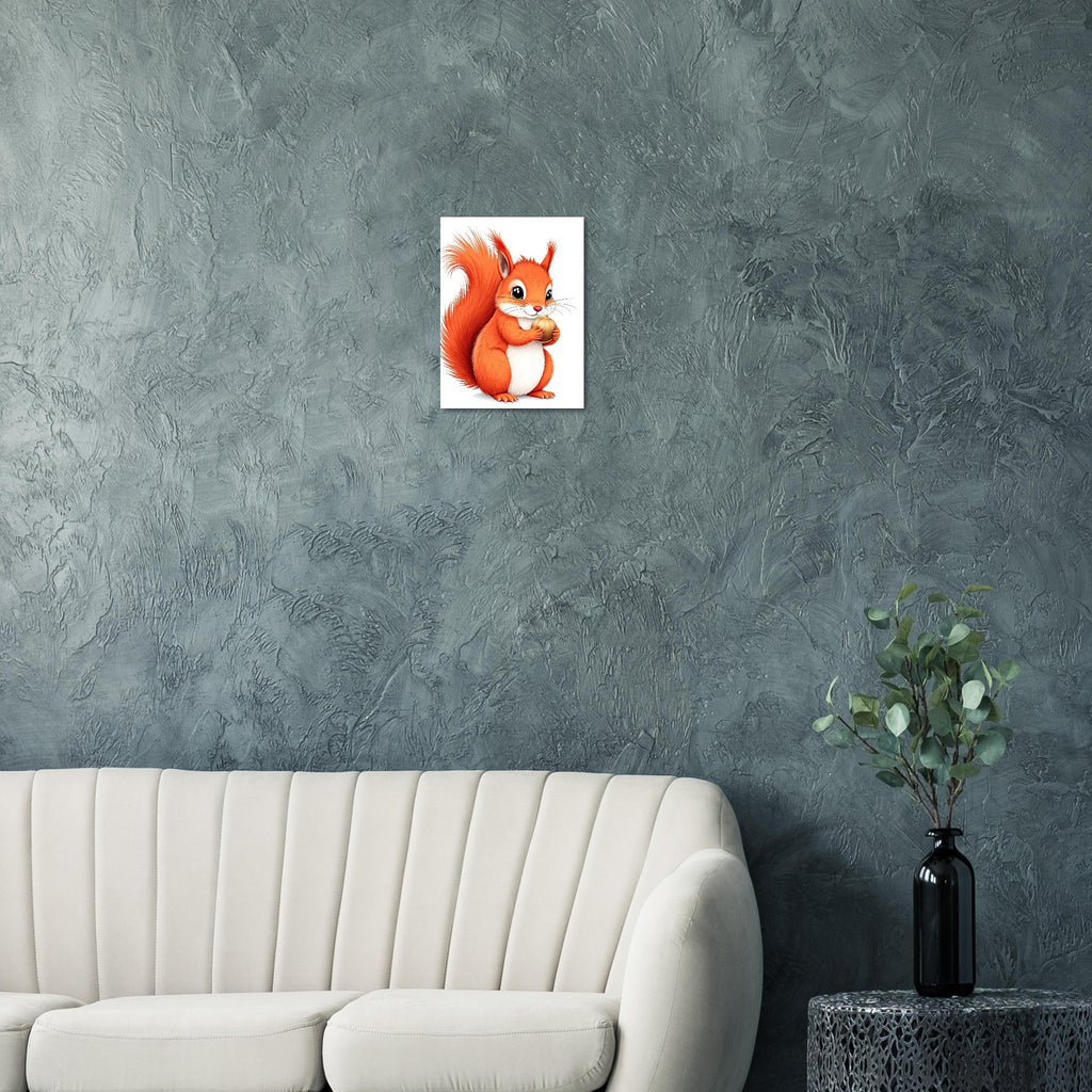 red squirrel Art Print Art Print — detail view | Wild Thread Co