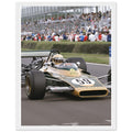 Silverstone Classic F1 Framed Art Print — detail view | Wild Thread Co