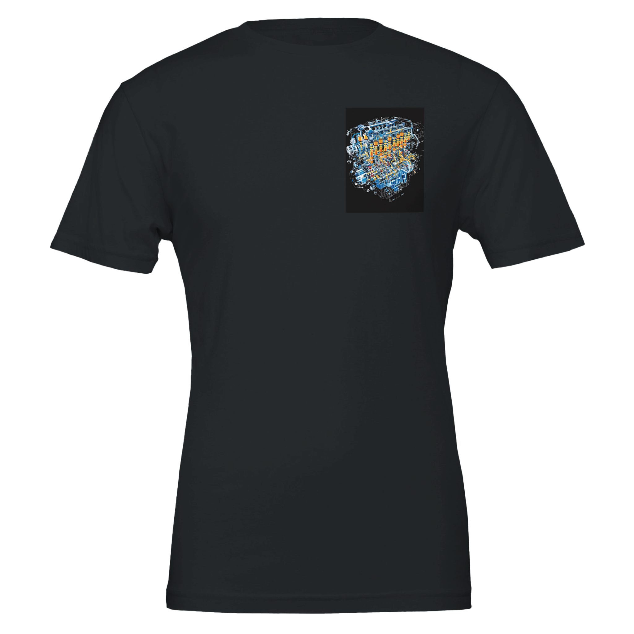 Engine V12 Cutaway — T-Shirt | Wild Thread Co UK