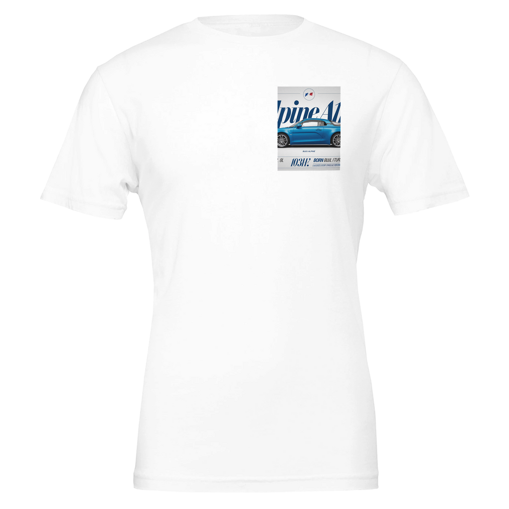 Alpine A110 Lightweight French Spec T-Shirt — detail view | Wild Thread Co